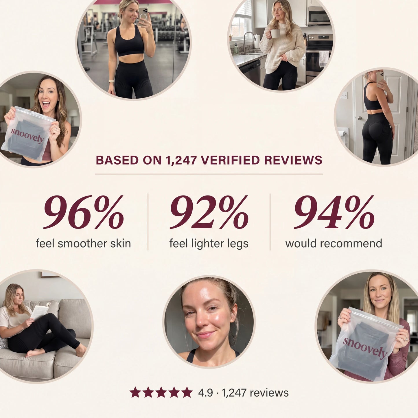 Snoovely 3D Anti-Cellulite Leggings